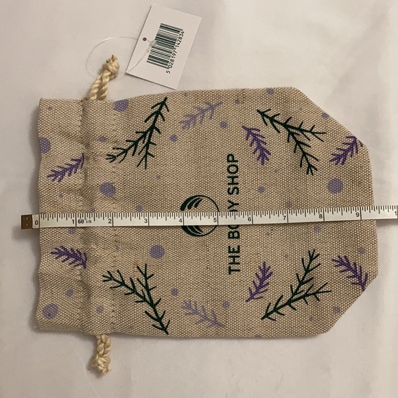 NWT The Body Shop Drawstring Burlap Sack - Picture 6 of 7